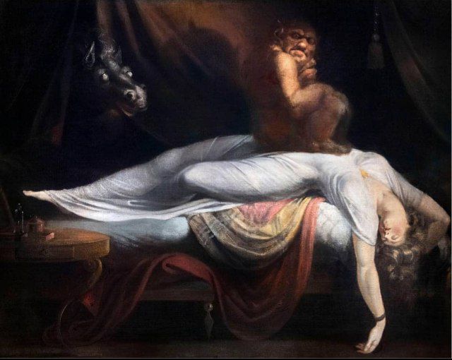 К записи «"The Nightmare" by Henry Fuseli, 1781», снимок 1 из 1