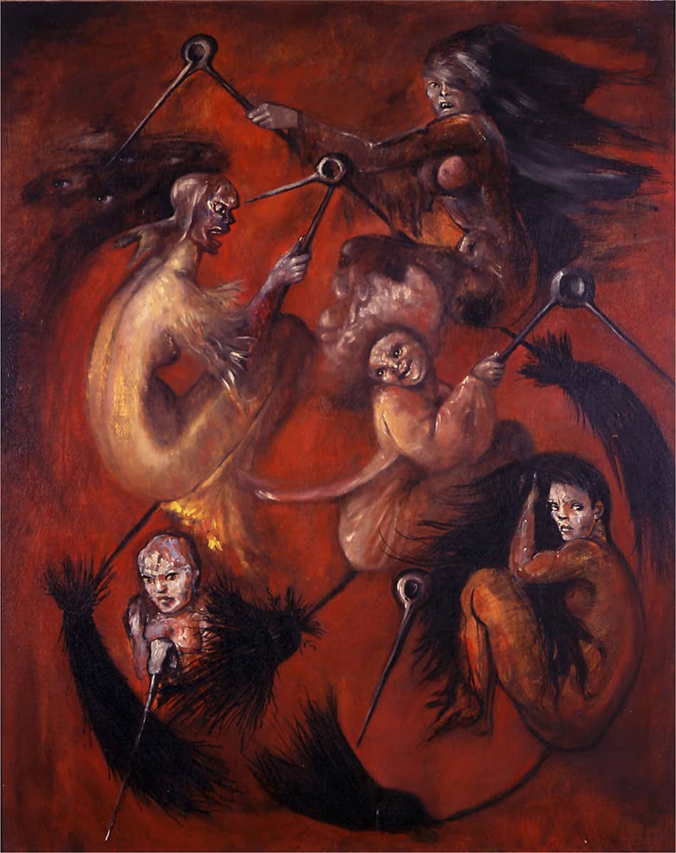 К записи ««Les Sorcières» by Leonor Fini, 1959, oil on panel.», снимок 1 из 1